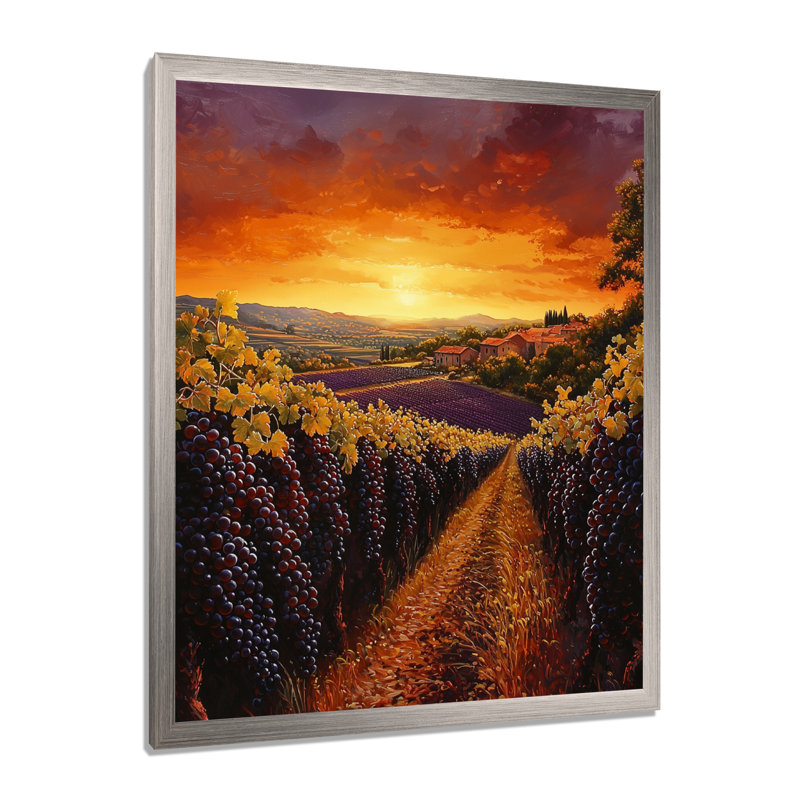 Felty - Art mural sur toile, paysages, H 32 po x l 16 po, Reproduction encadrée d'une seule photo, Argent argent