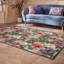Clarke & Clarke Floral Digitally Printed 61cm X 230cm Area Rug-1047233359-1047233358