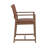 Morrow Upholstered Arm Chair in Brown