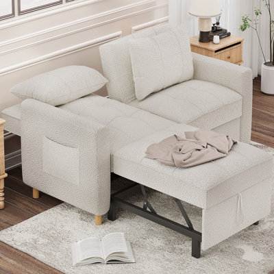 Borchert 2 Seater Fabric Sofa Bed