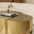 Merrissa Modern Gold Stainless Coffee Table, Large Cloud Fashion Design-1451052327