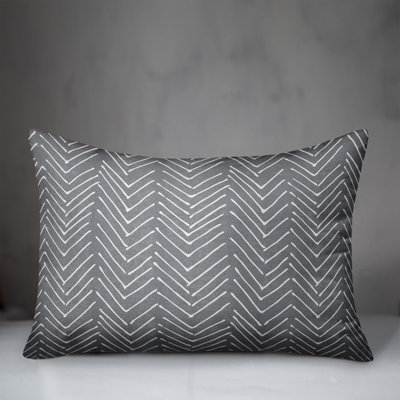 Chevron Outdoor Reversible Throw Pillow