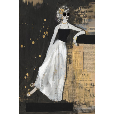 Glamour II by Alicia Longley - Wrapped Canvas Print
