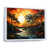 White Floater Framed