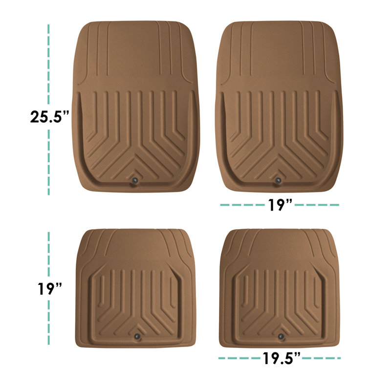 Tapis de sol Leanid, Brun