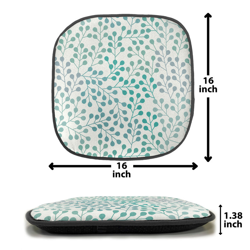 Outdoor 1.38'' Dining Chair Seat Cushion