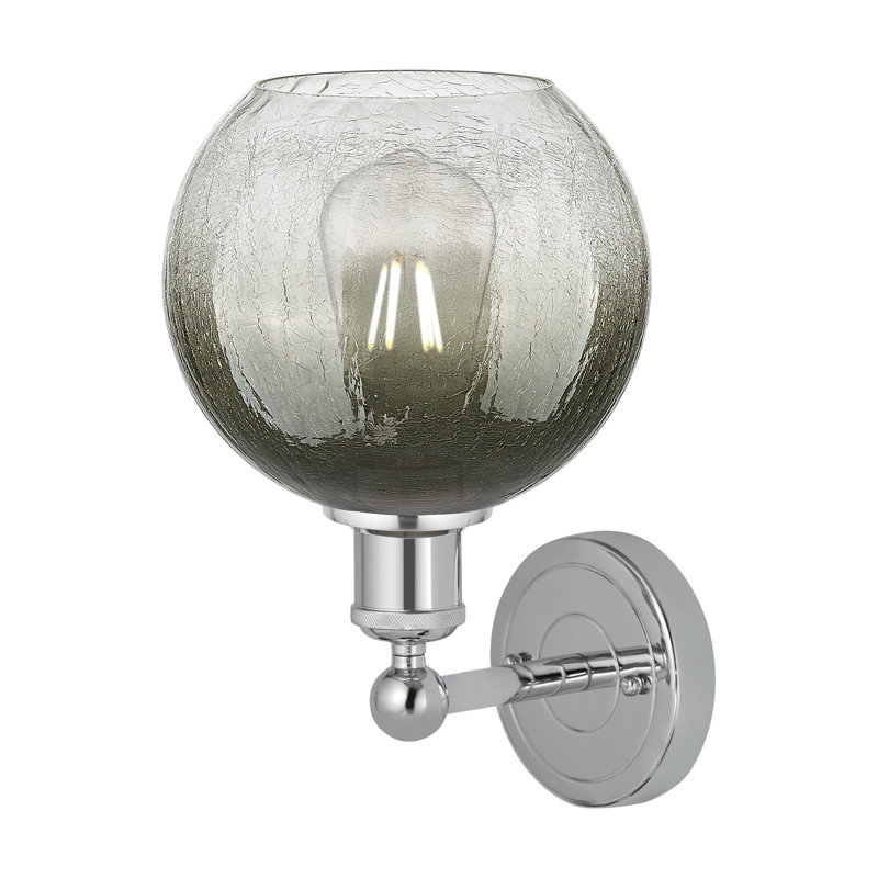 Edison - Appleton - 1 Light Sconce, Polished Chrome, Slate