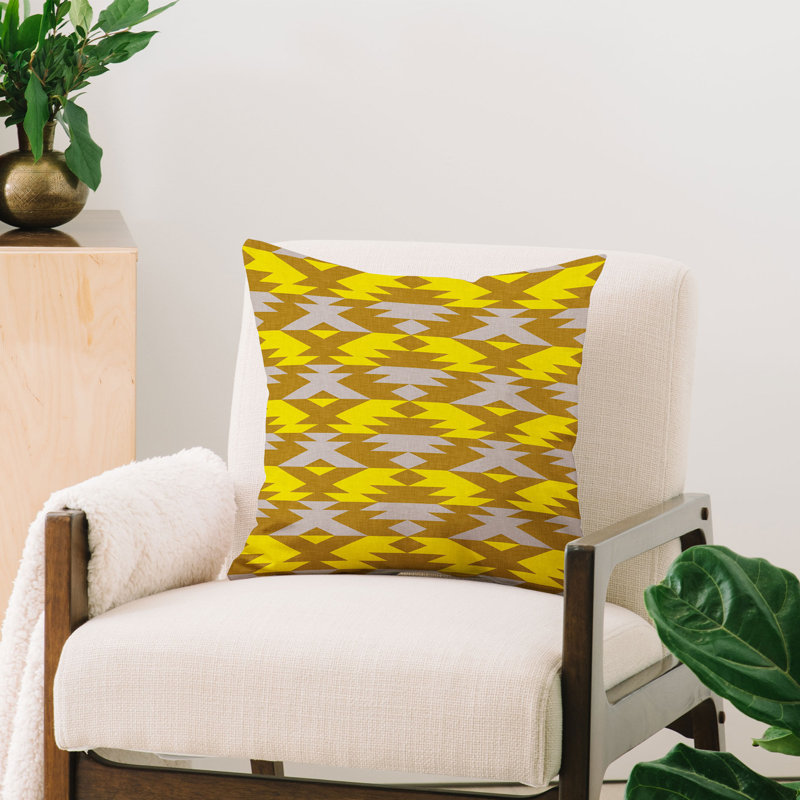 Coussin décoratif intérieur/extérieur géométrique