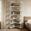 Étagère Nordic, bibliothèque de coin