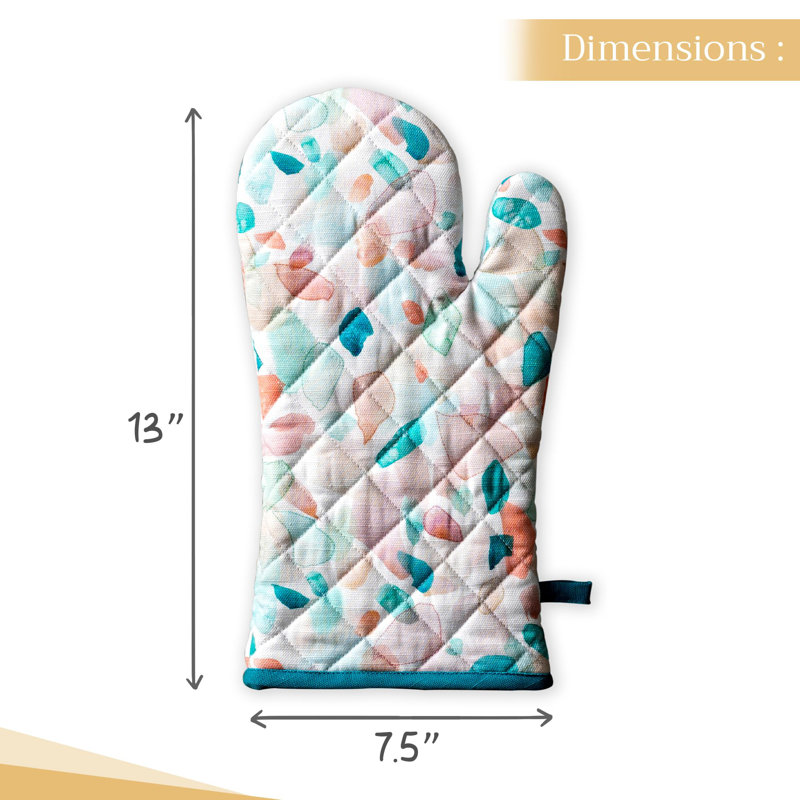 Gant de cuisine Maison d'Hermine Summer Picnic 100 % coton - 19 x 33 cm