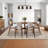 Washable Modern Pattern Rug, Non-Slip, Low Pile, Soft Carpet for Living Room, Bedroom, Indoor Use, Green.-1592047282