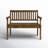 Castile Solid Wood Storage Bench-1094632480