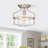 Campa Glass Semi Flush Mount-169622571