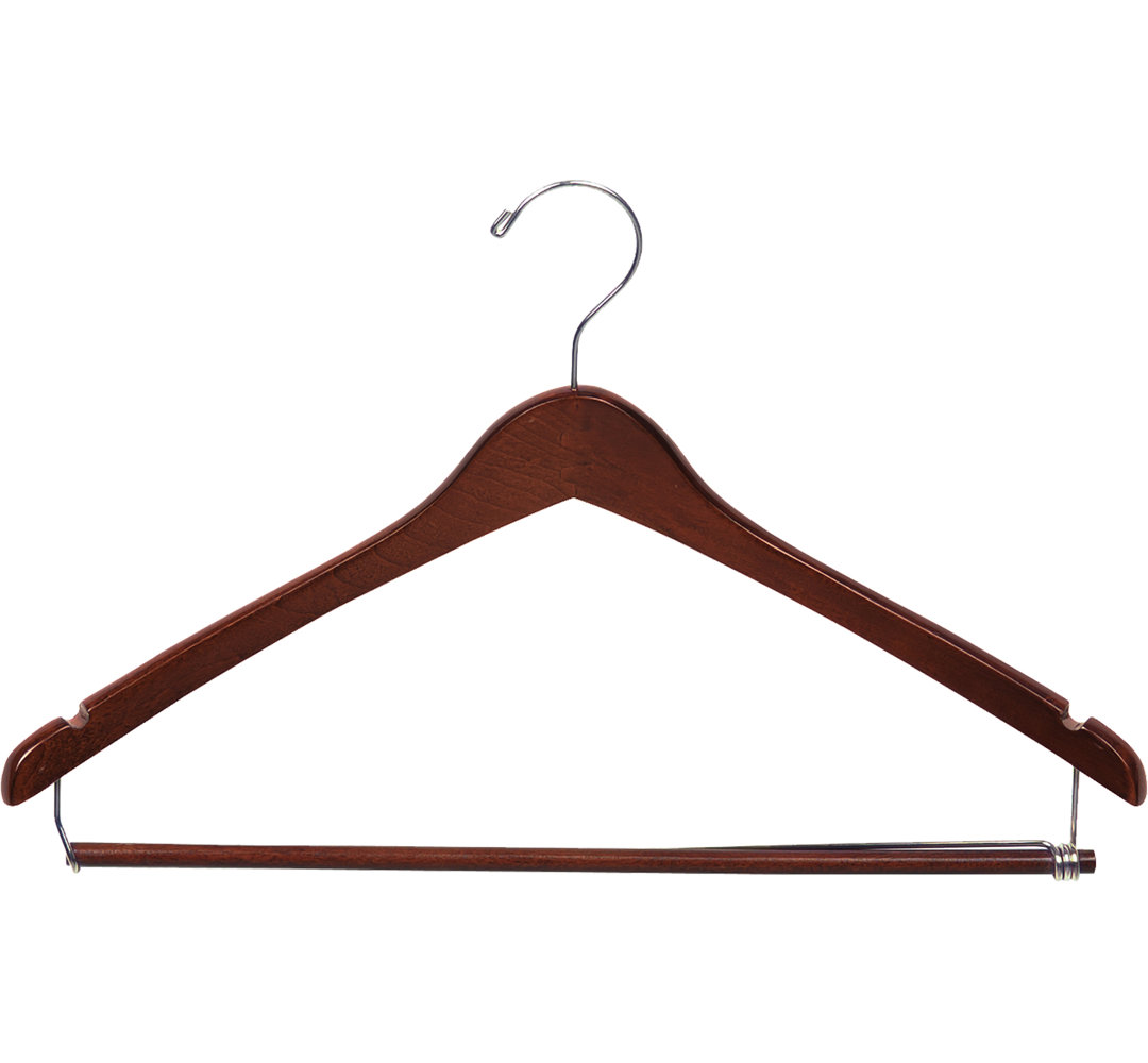 Wedemeyer Curved Suit Hanger for Dress/Shirt/Sweater (Set of 100) Rebrilliant
