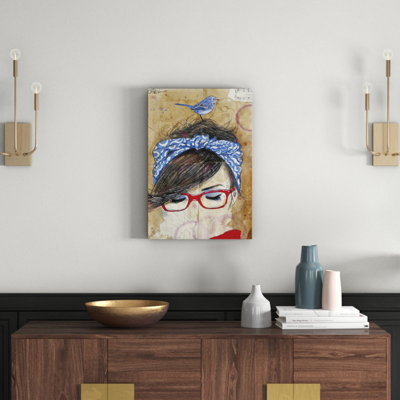 Loui Jover - Wrapped Canvas Print, 66.04 cm H x 45.72 cm W x 1.91 cm D