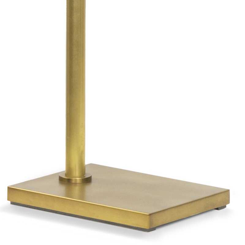 Noble Floor Task Reading Lamp, Gold, Natural Brass