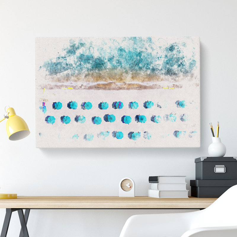 Beach In Lake Tahoe - Wrapped Canvas Print, 50cm H x 76cm W x 3cm D