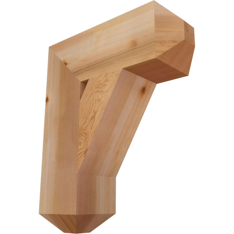 Support pour artisan traditionnel, H 22 po x l 5,5 po x P 18 po, Cèdre rouge de l'Ouest (lisse)