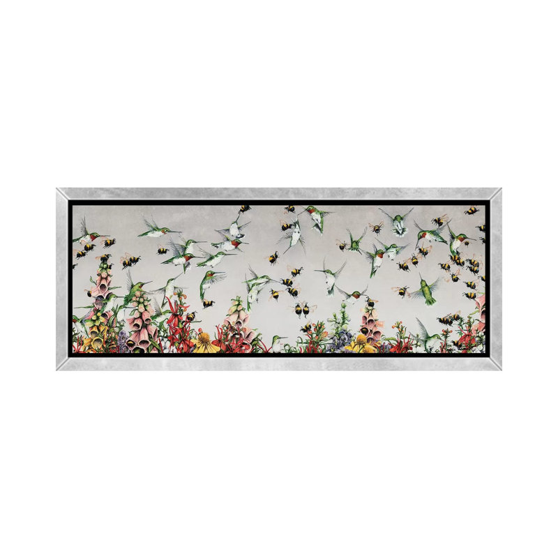 La Bataille de Flynn's Patch - reproduction d'art panoramique, H 24 po x l 72 po x P 1,5 po, Toile avec cadre argenté