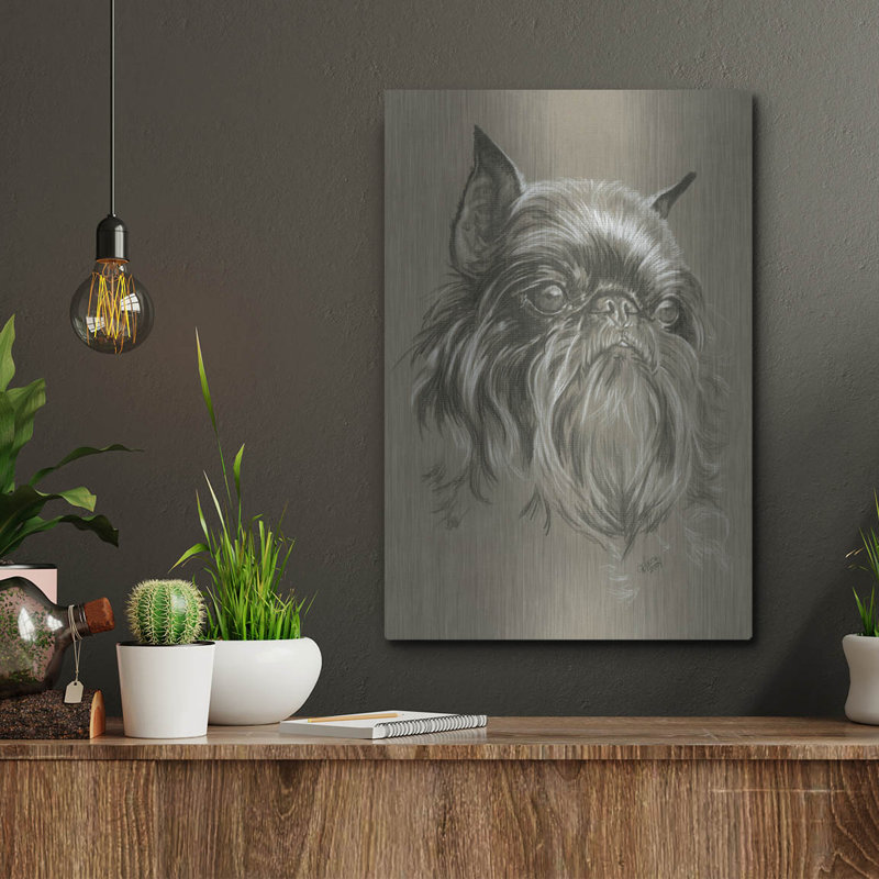 «Brussels Griffon 2» par Barbara Keith, H 16 po x l 12 po