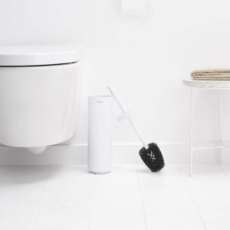 Brabantia MindSet Toilet Brush and Holder, White