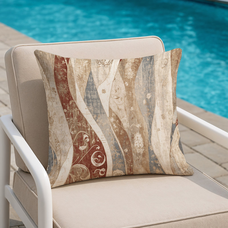 Terra Bloom Indoor And Outdoor Throw Pillow, Square 20"