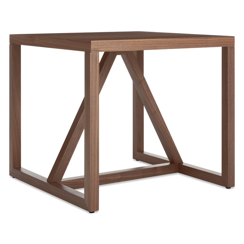 Strut End Table, Walnut
