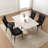 Modern Upholstered Dining Chair with Metal Frame-46129424