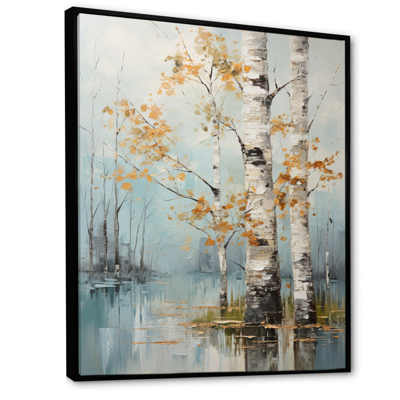 Wey Silent Woods VI - Impression, H 40 po x l 30 po x P 1,5 po, Cadre flottant noir