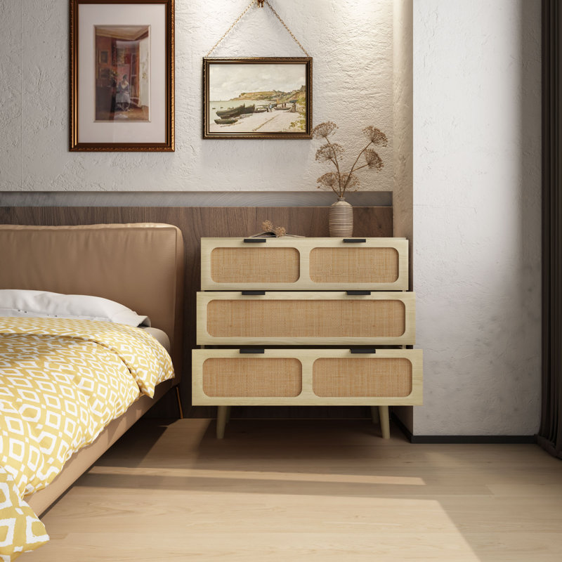 Crannell 31.5'' W Nightstand, Natural