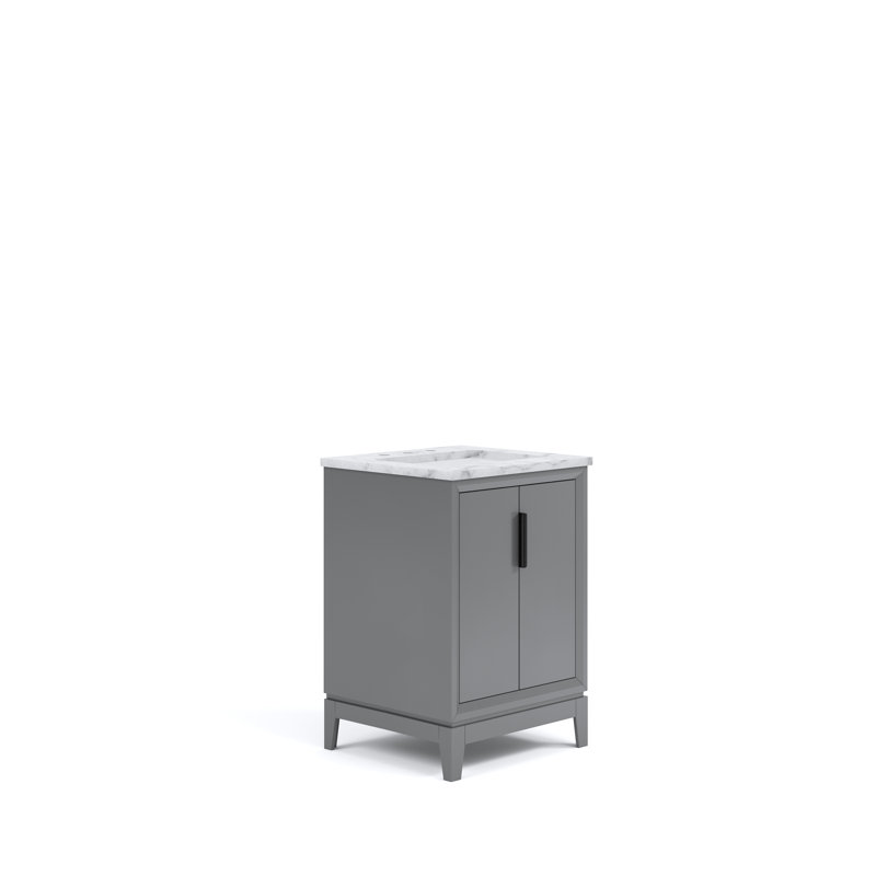 24" Single Bathroom Vanity Set, Cashmere Gray