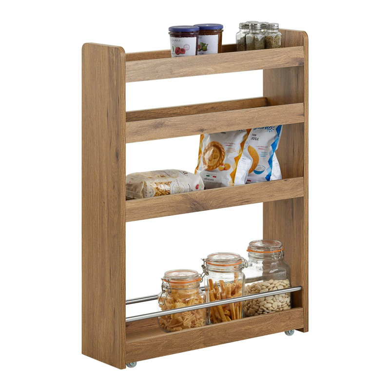 Wood Bar Cart