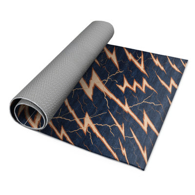 Tapis intérieur et extérieur gris Nature