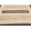 Tapis de la surface en laine brun/beige 6 pi 8 po x 9 pi 6 po one-of-kind à la main noué la new age Nash