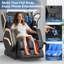 Fauteuil de massage Otillia corps entier, fauteuil de massage Zero Gravity 2025 pour fatigue du dos avec 10 rouleaux fixes, coussins gonflables, contrôleur de téléphone, chauffage, haut-parleur Bluetooth, veilleuses pour le salon, la chambre à coucher-64759096