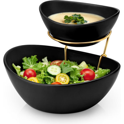 Ensemble de deux bols de service en porcelaine pour croustilles et sauces, idéal pour les buffets et les réceptions de fêtes.