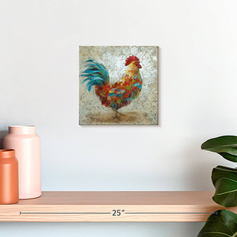 Crowle Fancy Rooster I, 10" H x 10" W