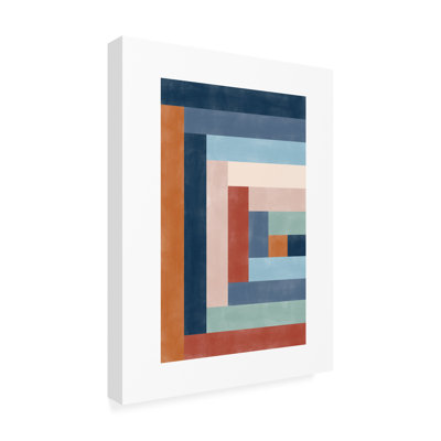 Bolog Elena Ristova Aspectratiobluerust55 Canvas Art