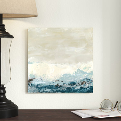 Coastal Currents II by June Erica Vess - Wrapped Canvas Painting