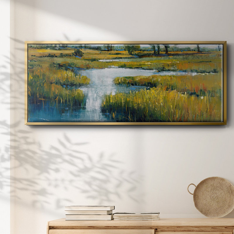 Marshland View III - Framed Canvas