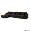 Canapé modulaire rembourré avec repose-pieds-110374989-110374988