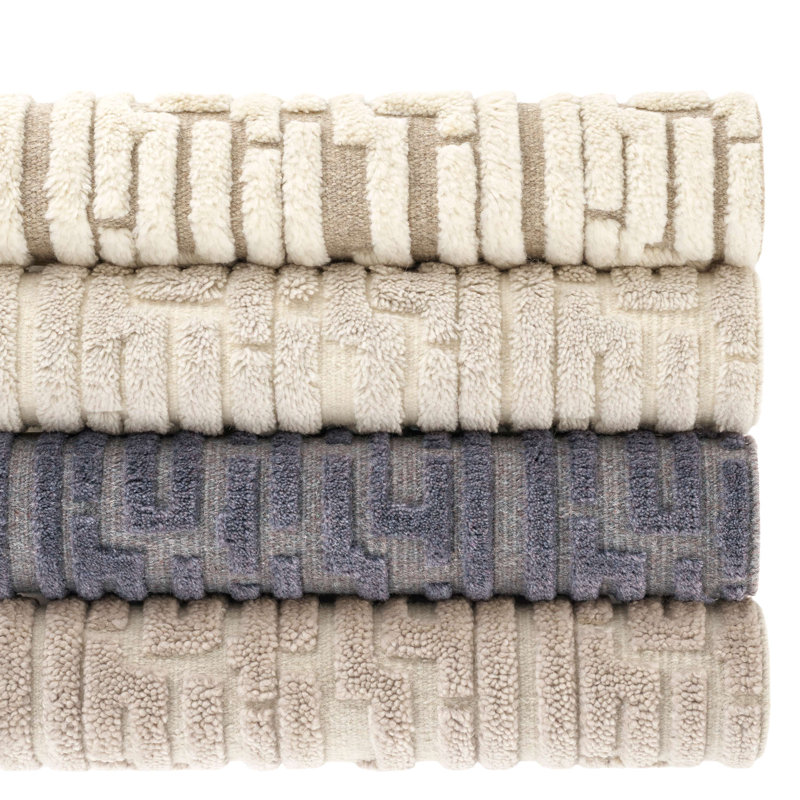 Marie Flanigan Luxe Textured Hand-Knotted Wool Rug 3' x 5'