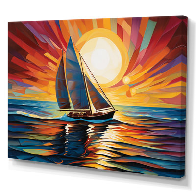 Sailboat Sailing Melodies III - Boat Sailing Wall Art