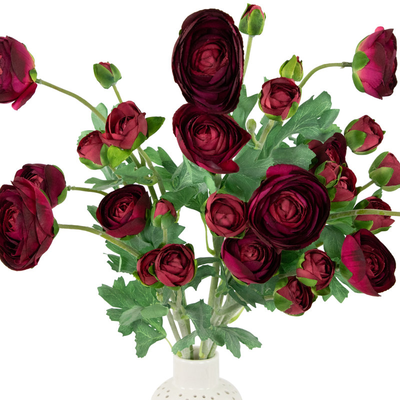 Vaporisateur de fleurs artificielles Renoncule, Rouge