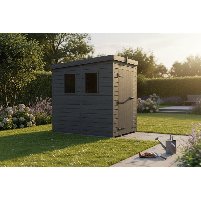 5x8 Pent Composite Shed