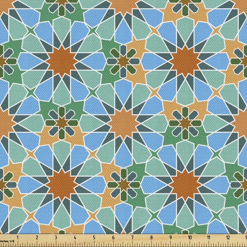 Falca Eastern Floral and Star Fabric
