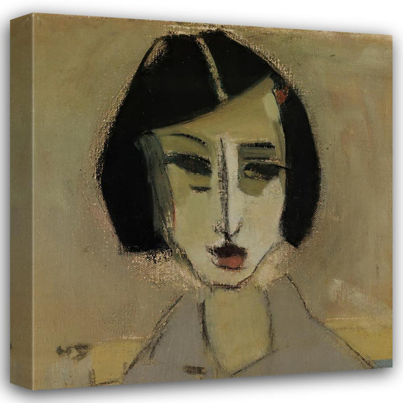 "Gota" par Helene Schjerfbeck - Art mural sur toile tendue avec châssis, H 18 po x l 14 po
