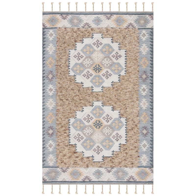 Tapis ivoire en laine Joppatowne, Rectangle 4 pi x 6 pi