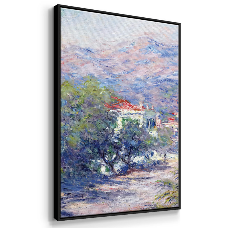 Strada Romana In Bordviera, 1884 3 pièces, H 40 po x l 78 po x P 2 po, Noir
