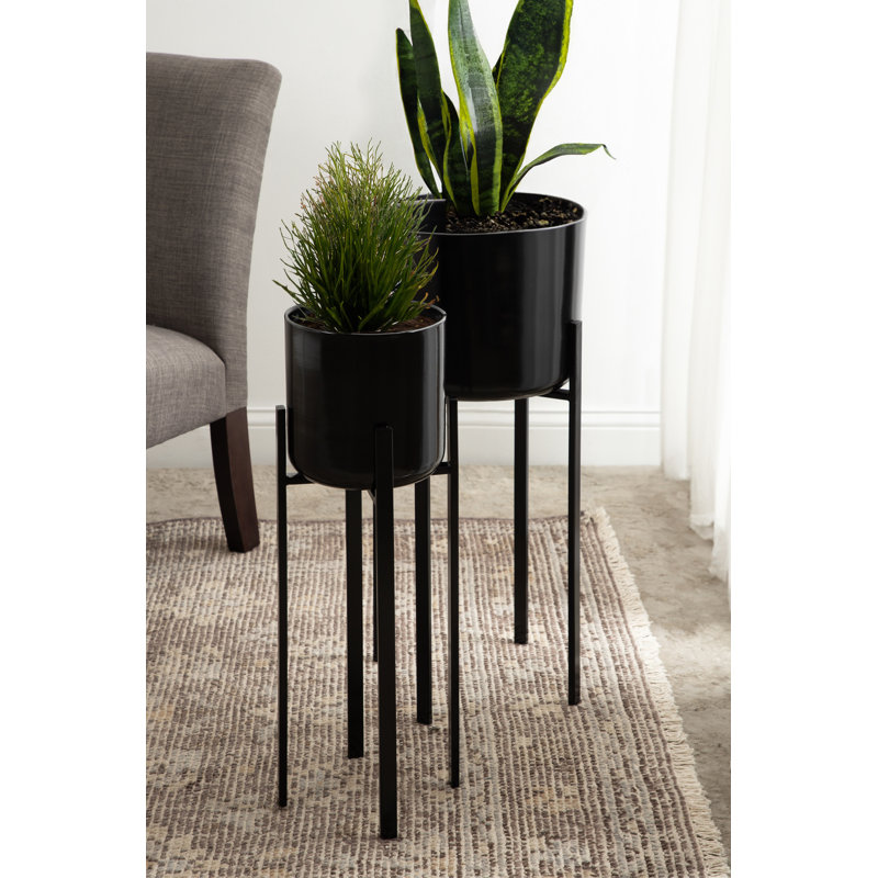 Indoor or Outdoor Plant Stand Set of Two